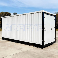 8*20F Greevel Flat Pack Steel Self Storage Container with Corrugated Walls