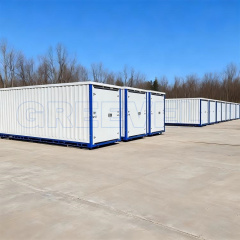 Greevel 8*20F One Double Swing Door Steel Portable Storage Container with Corrugated Walls