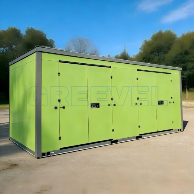 Greevel  8*20F Customized Mobile Self Storage Containers with 2 Side Swing doors