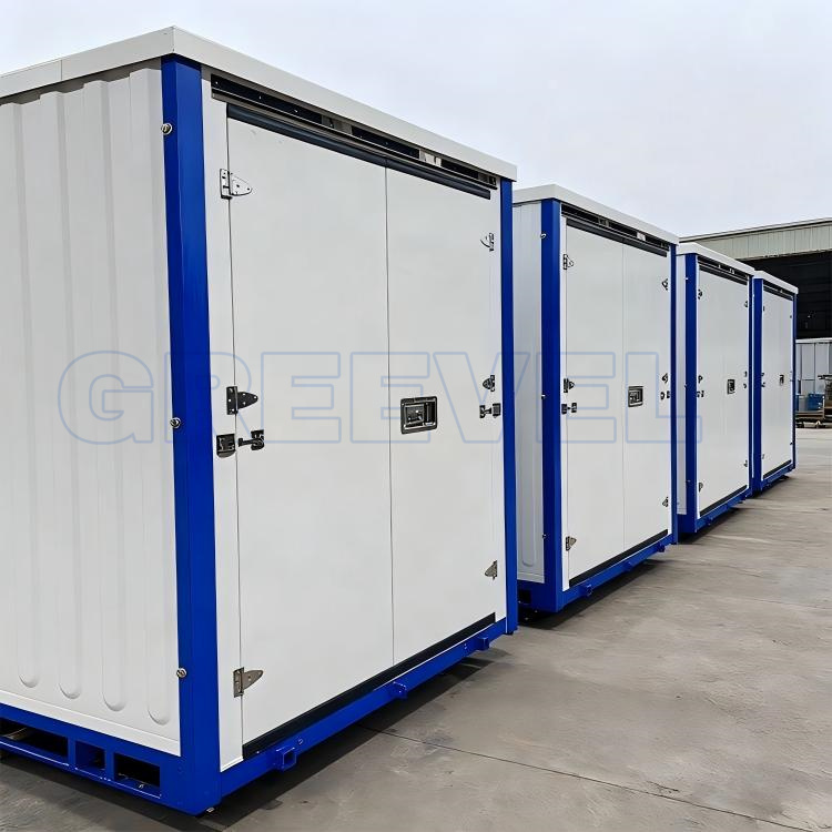 Greevel 8*20F Corrugated Walls Portable Steel Storage Units for Storage Facilities