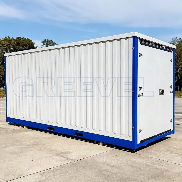 Greevel 8*20F Corrugated Walls Portable Steel Storage Units for Storage Facilities