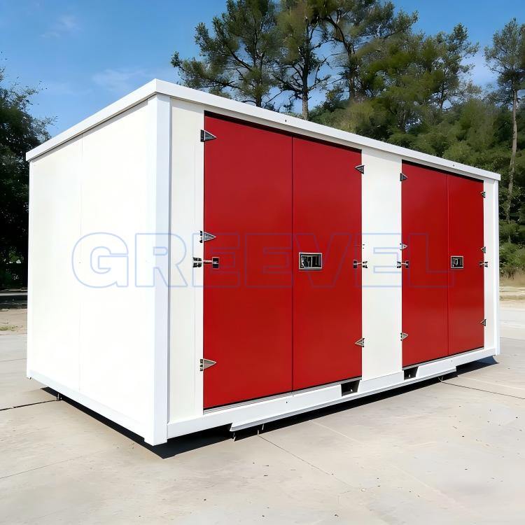 8*20F Portable storage containers with 2 Side Swing doors for sale