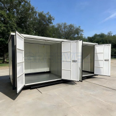 8*16 Greevel Mobile Flat Pack storage Containers with Two Rooms