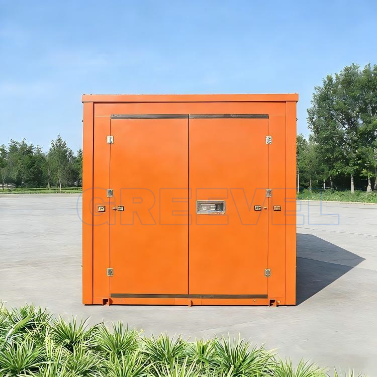 Greevel 8*16F Portable Storage Containers with 2 Swing Doors