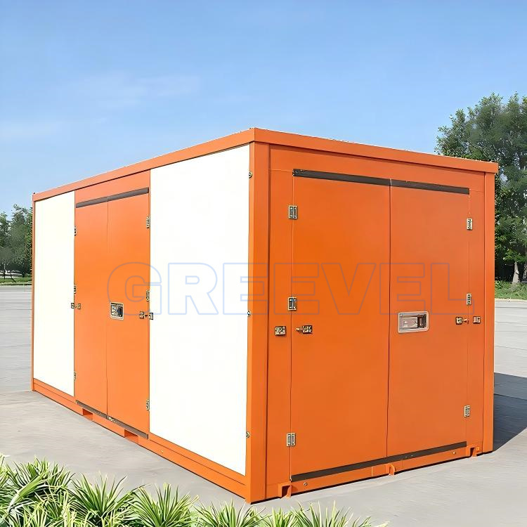 Greevel 8*16F Portable Storage Containers with 2 Swing Doors
