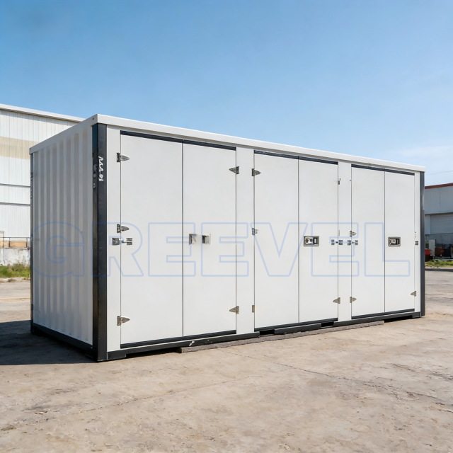 Greevel 8*20f Moving Flat Pack Self Storage Units with 3 Rooms