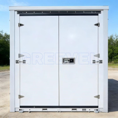 Greevel 8*16F Outdoor Storage Box with One Double Swing Door