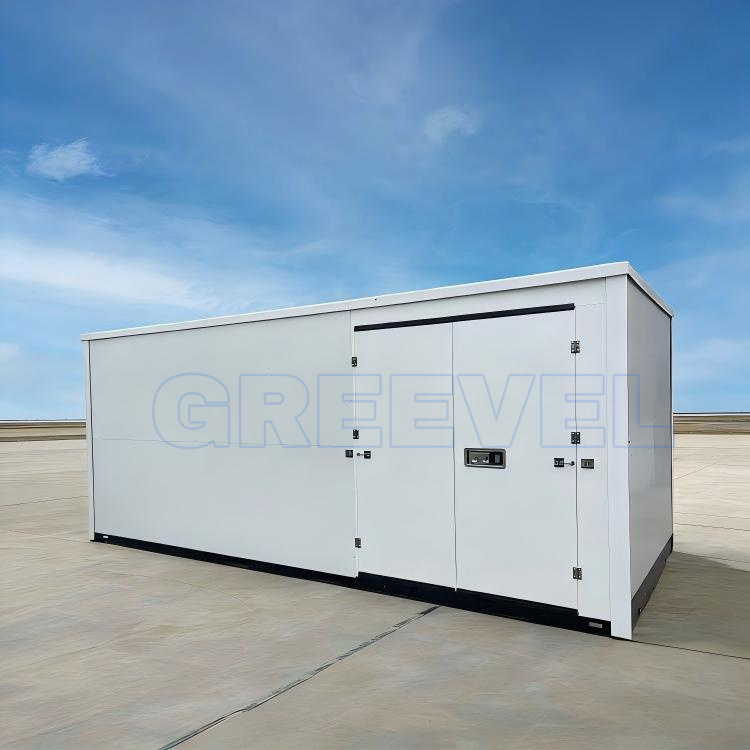 8*20F Steel Easy-move Container with One Side Double Swing Door