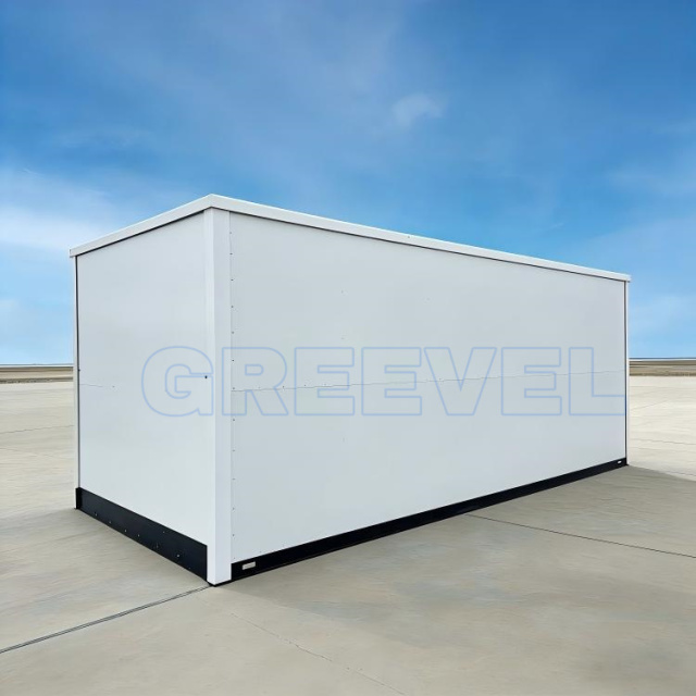 8*20F Steel Easy-move Container with One Side Double Swing Door