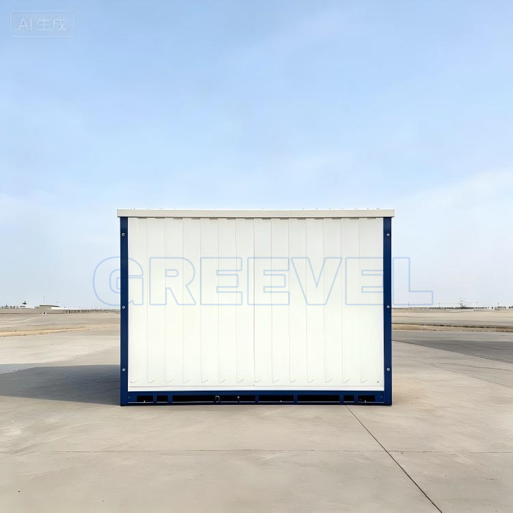 Greevel 8*12F Relocatable Flat Pack Containers with Corrugated Walls