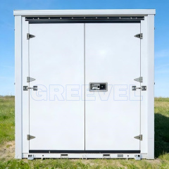 Greevel 8×12F Easy-move Mobile Storage Units with One Swing Door