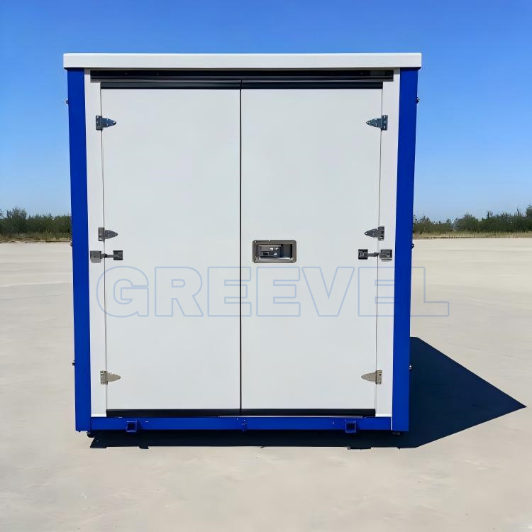 Greevel 8*8F Corrugated Walls Modular Self Storage Units for Temporary Storage