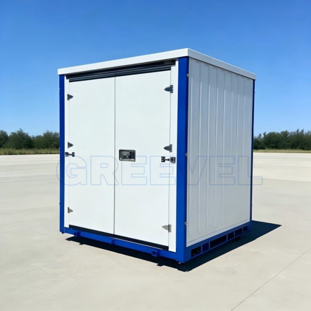 Greevel 8*8F Corrugated Walls Modular Self Storage Units for Temporary Storage