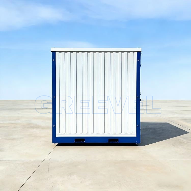 Greevel 8*8F Corrugated Walls Modular Self Storage Units for Temporary Storage