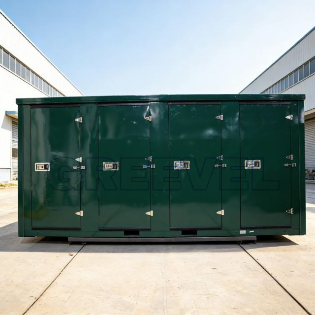 Greevel 20F Insulated Movable Storage Container with Four Side Doors
