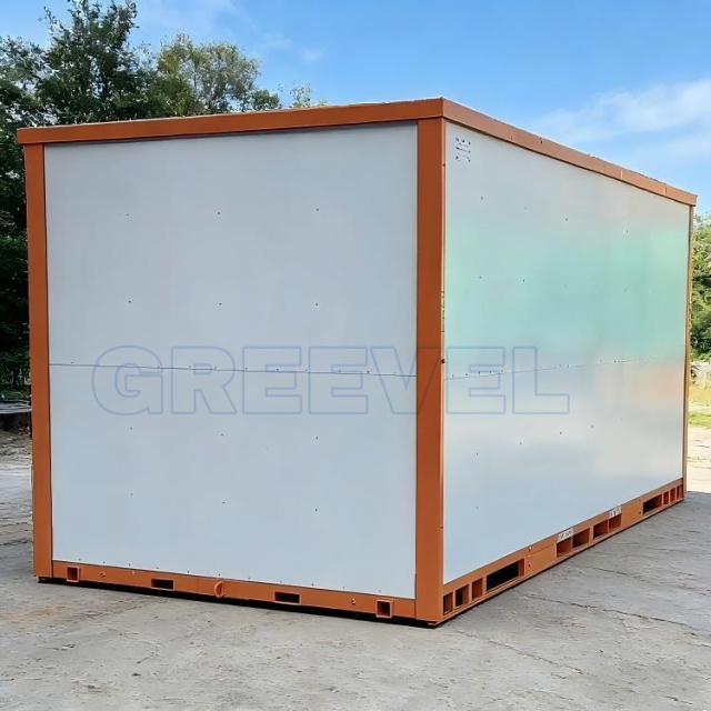 8*16F Temporary Storage Containers for sale with One Double Swing Door