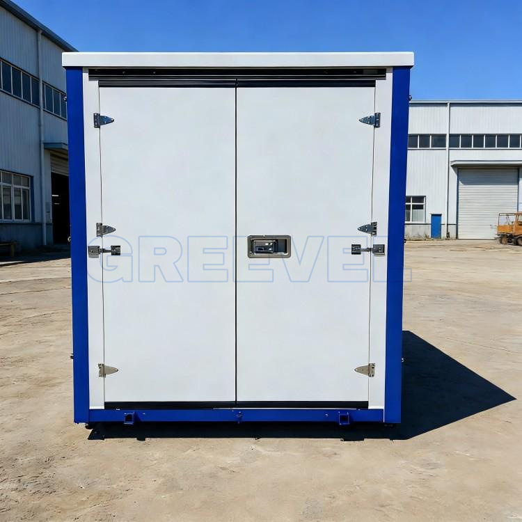 Greevel 8*8F Modular Self Storage Units with Corrugated Walls for Temporary Storage