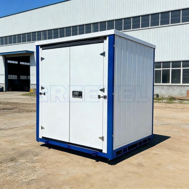 Greevel 8*8F Modular Self Storage Units with Corrugated Walls for Temporary Storage