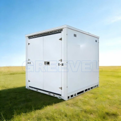 Greevel 8×12F Easy-move Mobile Storage Units with One Swing Door
