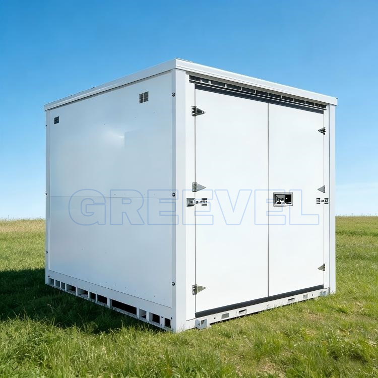 Greevel 8×12F Easy-move Mobile Storage Units with One Swing Door
