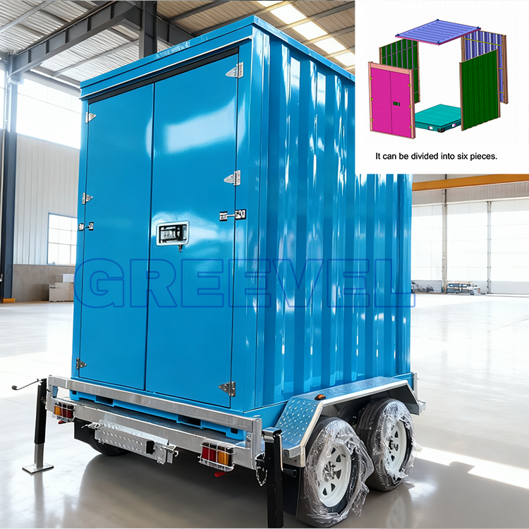 GREEVEL G-box Heavy-Duty Flat-Pack Modular Portable Container for Moving and Storage Industry