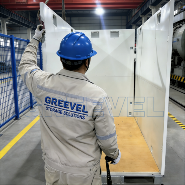 GREEVEL Compact Galvanized Insulated Storage Box