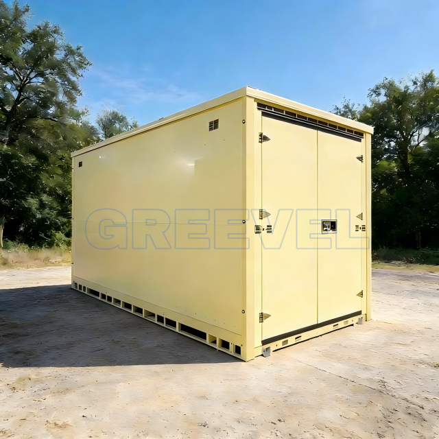 Greevel 8*16F One Double Swing Door Flat-Pack Storage Containers for sale