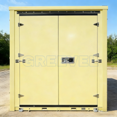 Greevel 8*16F One Double Swing Door Flat-Pack Storage Containers for sale
