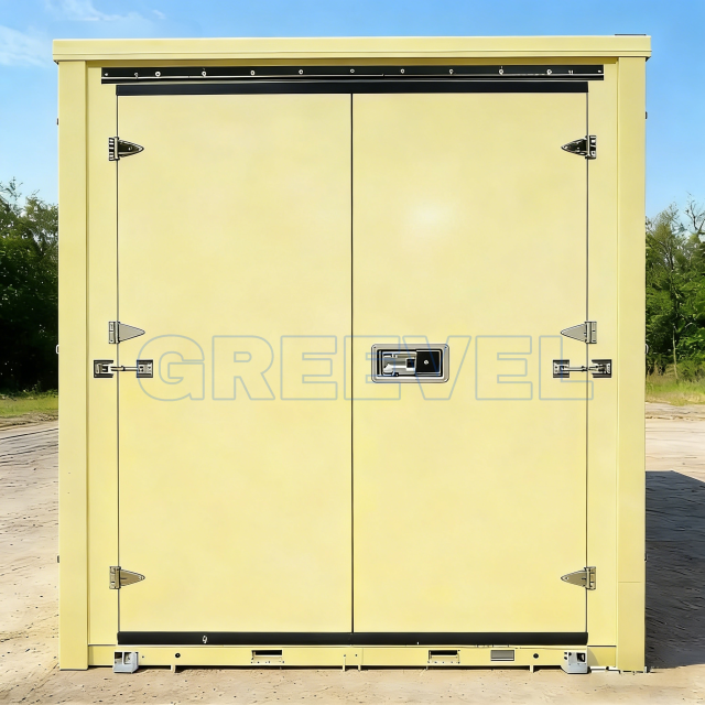 Greevel 8*16F One Double Swing Door Flat-Pack Storage Containers for sale