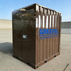 Greevel G-box Steel Mobile storage Pods with Customizable Sizes