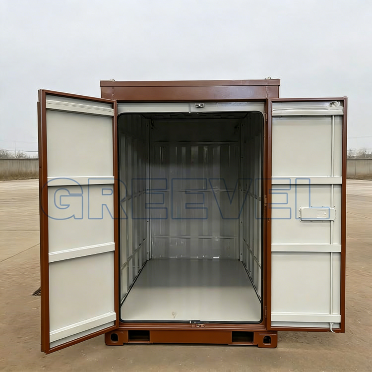 Greevel G-box Steel Mobile storage Pods with Customizable Sizes