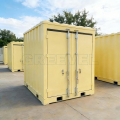 GREEVEL G-box Industrial Stackable Storage Box with Locking Bar