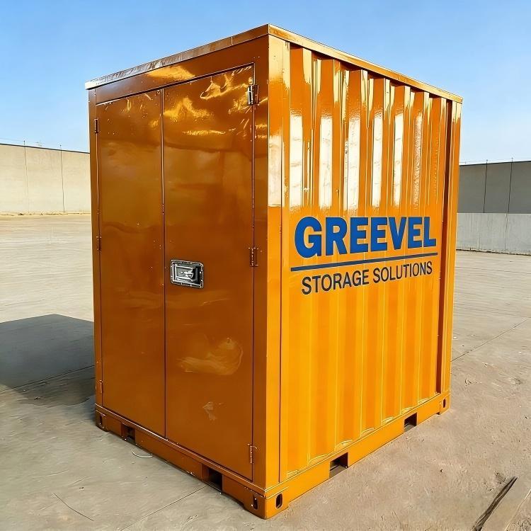 Greevel G-box Customized Flat-Pack Steel Storage Vault with Powder Coating
