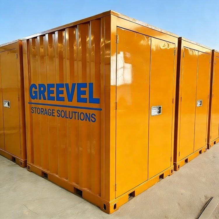 Greevel G-box Customized Flat-Pack Steel Storage Vault with Powder Coating