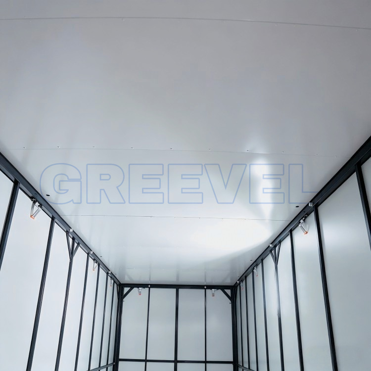 Greevel 8F X 20F Outdoor Storage Container with Roof Thermal Insulation for Sensitive Goods Storage