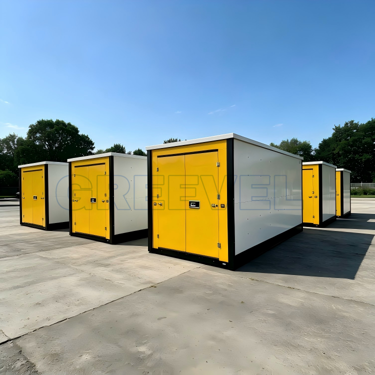 Greevel 8*20F One End Door Stackable Storage Container with Powder Coating Surface for sale