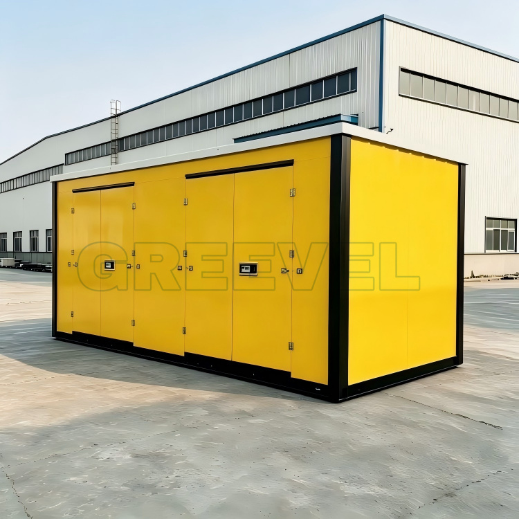 Greevel 8*20F Easy-move Powder Coated Storage Container with Two Rooms