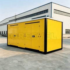 Greevel 8*20F Easy-move Powder Coated Storage Container with Two Rooms