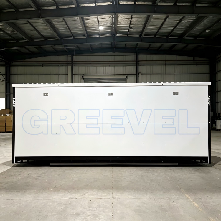 Greevel Contemporary 8F X 20F Movable Storage Containers with 3 Doors for Outdoor Usage