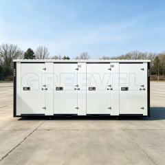 Greevel 8*20F Contemporary Self Storage Containers with 4 Side Doors