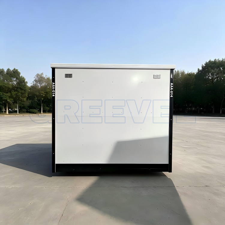 Greevel 8*16F Weatherproof Powder Coated Mobile Storage Container With Windows
