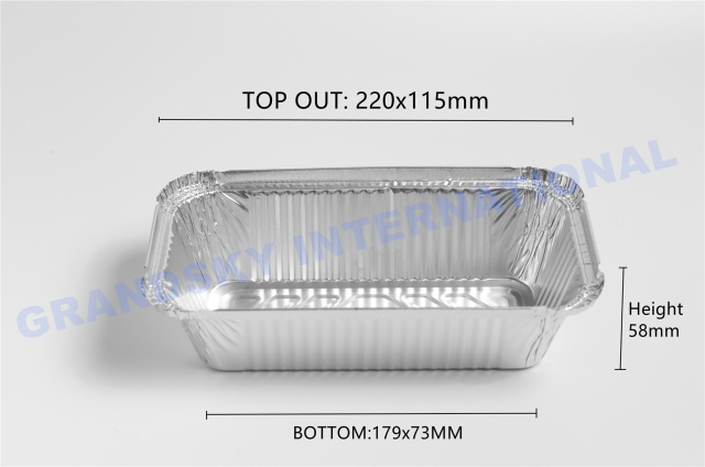 No.6 Aluminium Foil Container