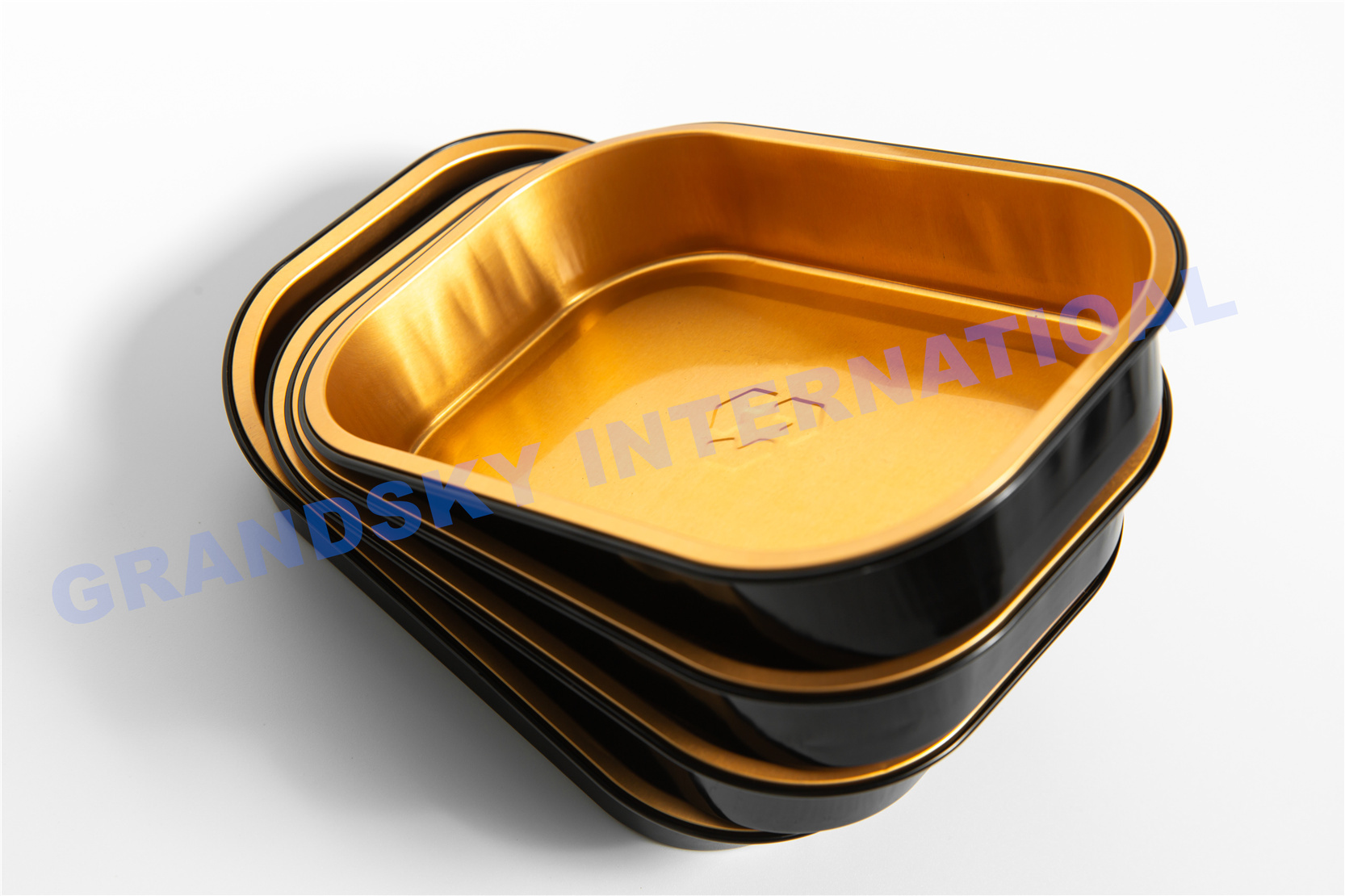 Smooth-wall Container --- Black Gold & Small