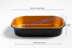 Smooth-wall Container --- Black Gold & Medium