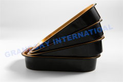 Smooth-wall Container --- Black Gold & Small