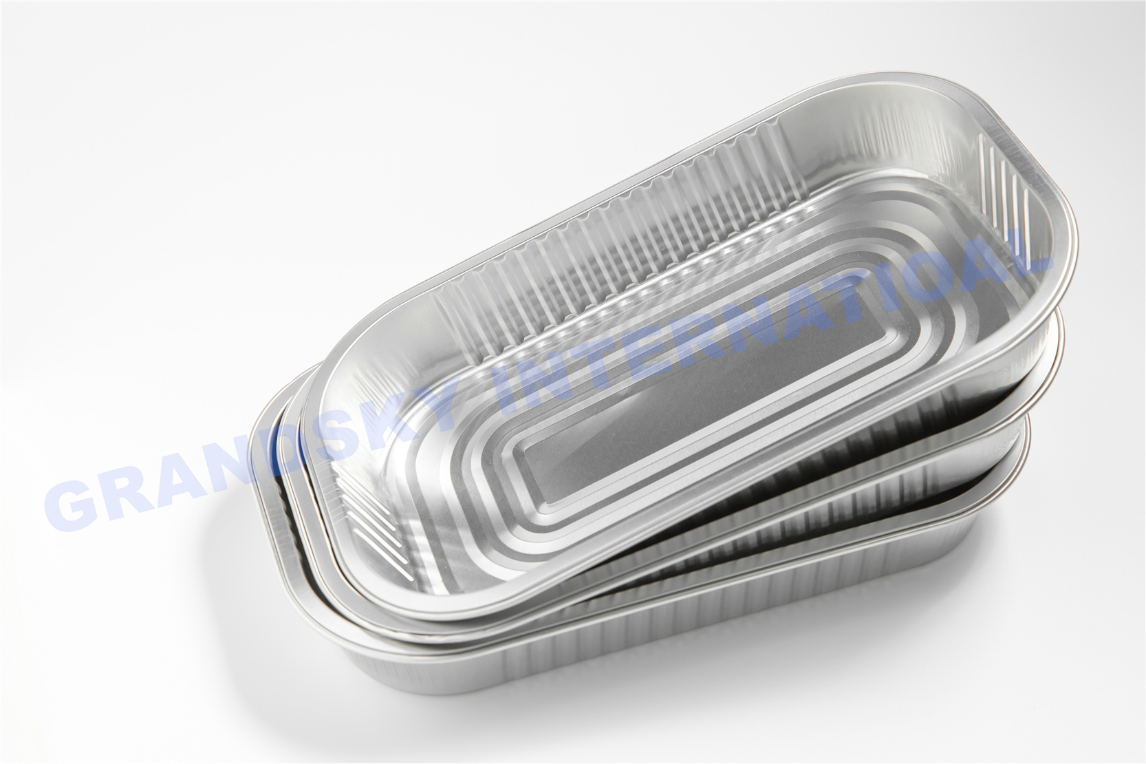 Smooth-wall Container --- Rectangular & Silver