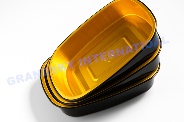 Smooth-wall Container --- Black Gold & Large