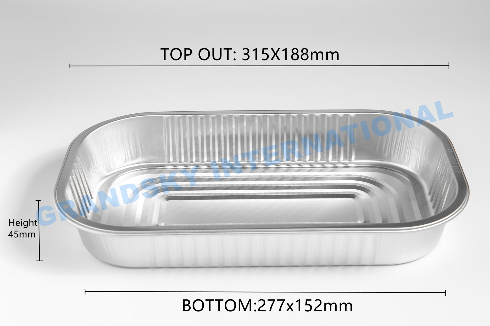 Smooth-wall Container --- Rectangular & Sliver