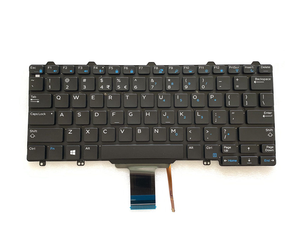 New-Orig Dell Latitude E5250 E5270 E7250 12.5" US-English Backlit Keyboard Point 0XCD5M