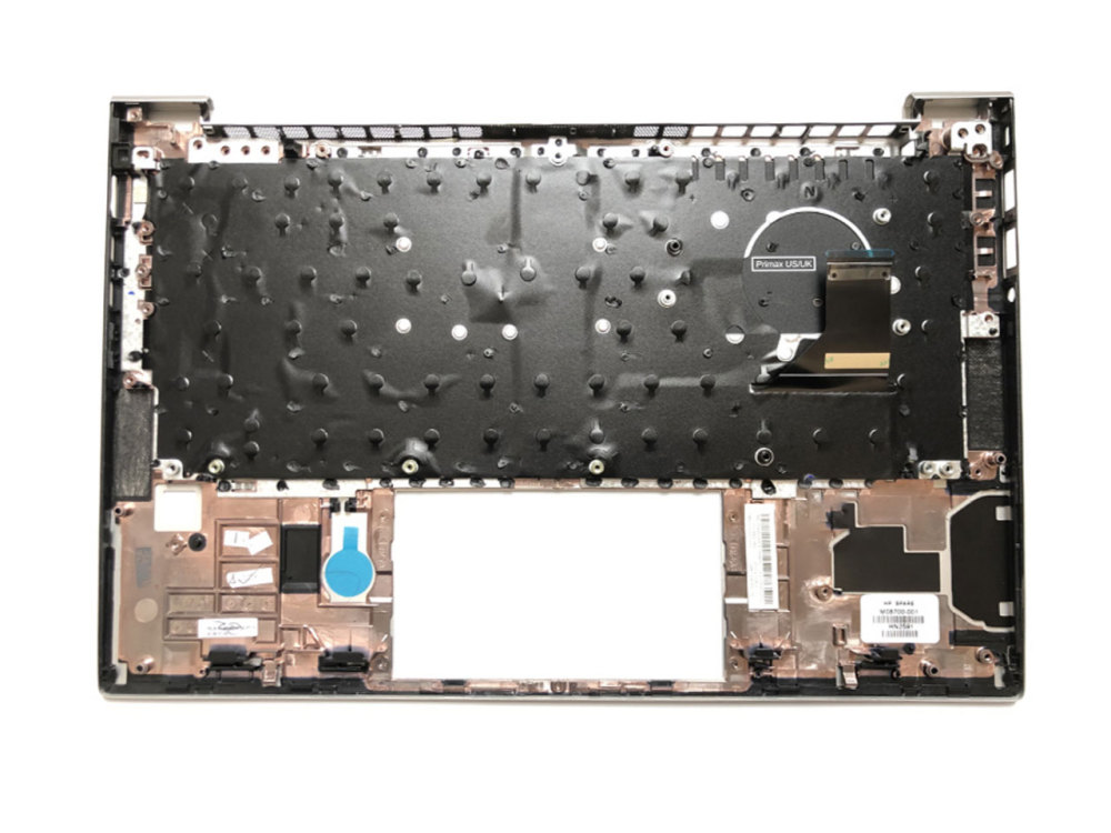 New-Orig HP Elitebook 830 G7 13.3" Palmrest Bezel US-English Non-BL Keyboard M08700-001 Silver